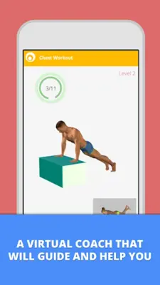 Chest Workout Lumowell android App screenshot 5