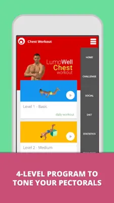 Chest Workout Lumowell android App screenshot 6